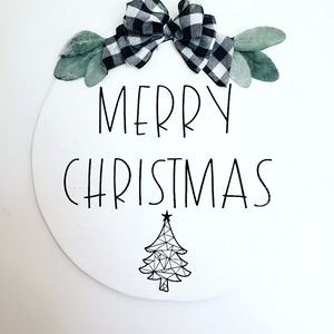 Merry Christmas sign